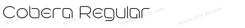 Cobera Regular字体转换 Cobera Regular字体转换